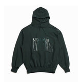 OVERSIZE MOSOON-EMBROIDERED HOODIE · GREEN